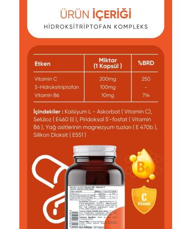 Onvita 5-hydroxytryptophan Complex 5-htp & Vitamin C B6 (P5P) - Buy Online on GoSupps.com