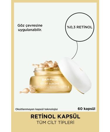 Darphin Eclat Sublime 0.3% Retinol Capsule 60 Capsules 882381112615