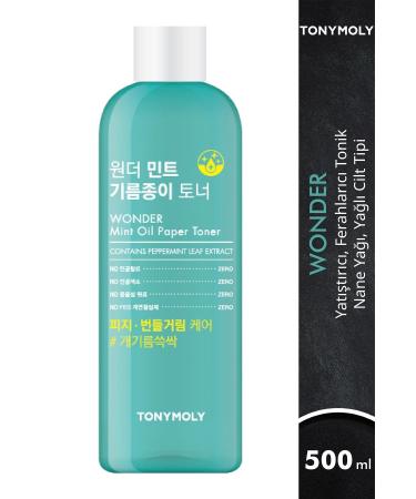 TONYMOLY Tonic Wonder Soothing Refreshing Peppermint Oil Skin Care 500ml