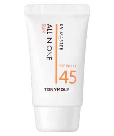 TONYMOLY Sun Cream Uv Master All In One Moisturizing Fruit And Flower Essence SPF 45 Pa 50ml - Buy Online on GoSupps.com