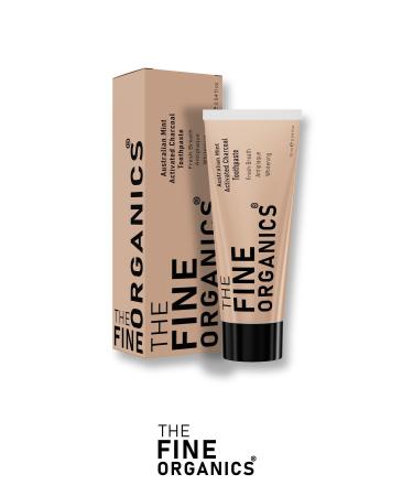 THE FINE ORGANICS Australian Mint Extract Whitening Activated Charcoal Toothpaste 75ml - Buy Online on GoSupps.com