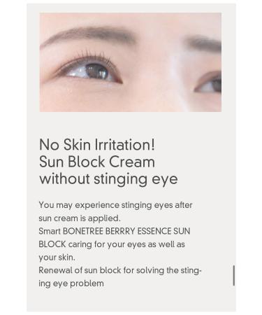 JEJUDO Borntree Berry Sun Block 50ml/spf50 Pa / Anti-Aging and Anti-Spot Allergen-Free Sunscreen - Buy Online on GoSupps.com