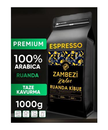 Zambezi Rwanda Kibue Bean Filter Coffee Bean Espresso Fil 1 Kg - Buy Online on GoSupps.com