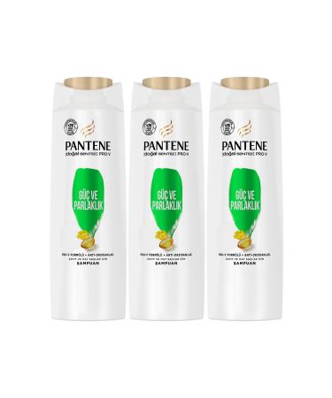 Pantene Power and Shine Shampoo 350 ml 3 Pieces
