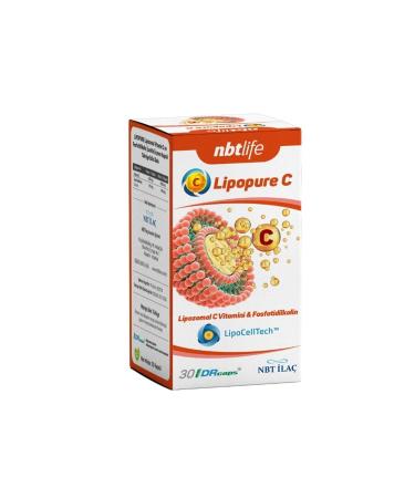 NBT Life Lipopure Vitamin C 30 Capsules - Buy Online on GoSupps.com