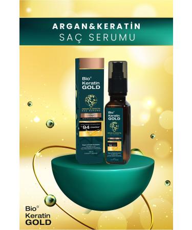 Bio Keratin Gold Argan & Keratin Oil Hair Serum 100 Ml - Buy Online on GoSupps.com