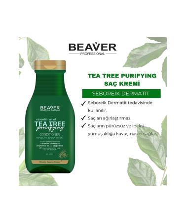 Beaver Tea Tree Shampoo 350 ml - Buy Online on GoSupps.com