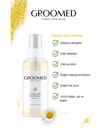 Groomed Chamomile Water 100 Ml - Buy Online on GoSupps.com