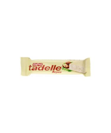 Tadelle Coated White Milk Cream Filled Wafer 35 Gr. (24 PIECES)