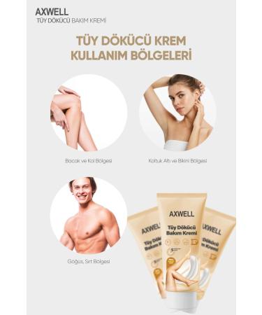 AXWELL Hair Removal and Hair Root Reduction Cream - Buy Online on GoSupps.com