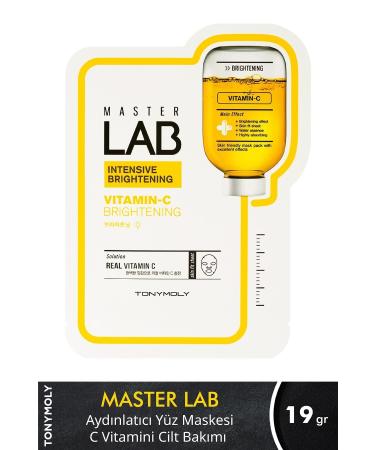 TONYMOLY Face Mask Master Lab Brightening Vitamin C Skin Care (1 Piece)