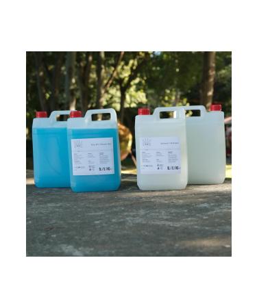 LUZ 4 pieces LUZ 5 liter Drum Liter Hotel Hairdresser Barber and Daily Bulk Shampoo and Shower Gel