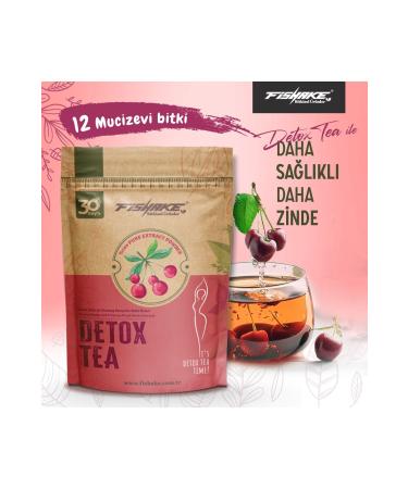 FiShake Cherry Stalk and Ginseng Mixed Detox Tea Form Diet Tea (30 DAYS) - Buy Online on GoSupps.com