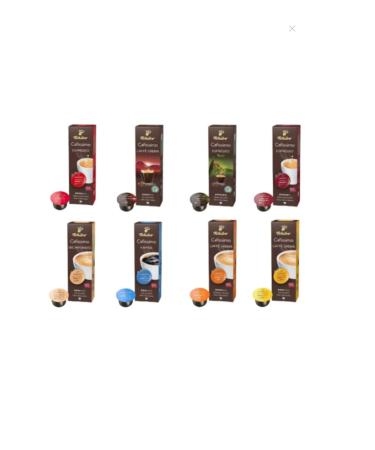 Tchibo Cafissimo Capsule Coffee Mixed Set of 8