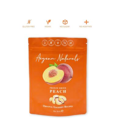 Aegean Naturals 4-Pack Strawberry Fig Apple Peach Freeze Dry Healthy Snack Pack - Buy Online on GoSupps.com