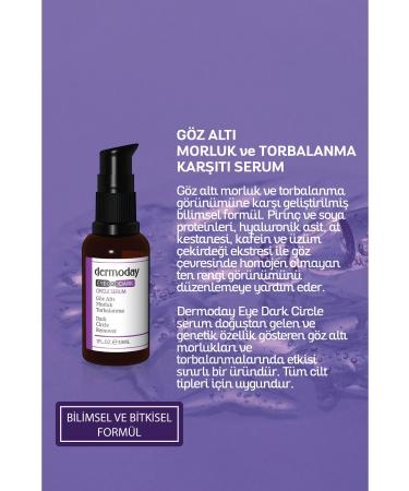 Dermoday Anti-Puffiness and Dark Circle Under Eye Serum - Buy Online on GoSupps.com
