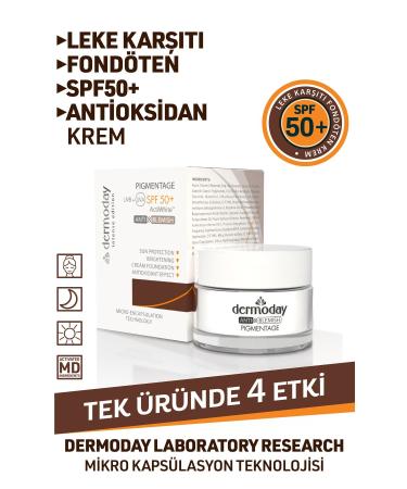 Dermoday Pigmentage Foundation Feature Spf 50+ Sunscreen Anti-Spot Cream