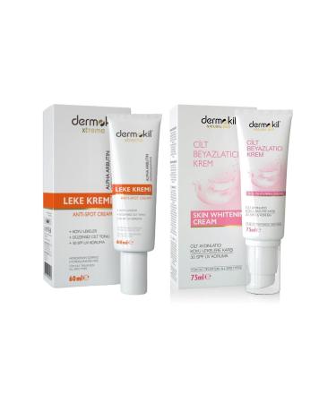 Dermokil Extreme Anti-spot Blemish Cream 60ml And Skin Whitening Cream 30 Spf 75ml