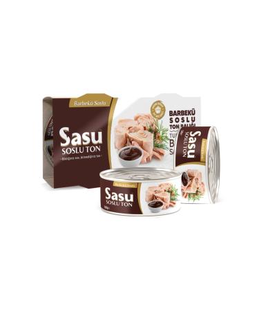 SASU SOSLUTON Sasu Barbecue Sauce Tuna 12x160g Whole Slice