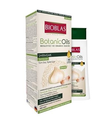 Bioblas Shampoo 360ml Garlic All Hair (2 Pieces)