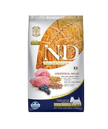 N & D Low Grain Adult Mini Lamb/Blueberry Dog Food 2.5 Kg
