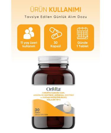Onvita Eggshell Membrane Frankincense Extract Turmeric Extract and Undenatured Type II - Buy Online on GoSupps.com