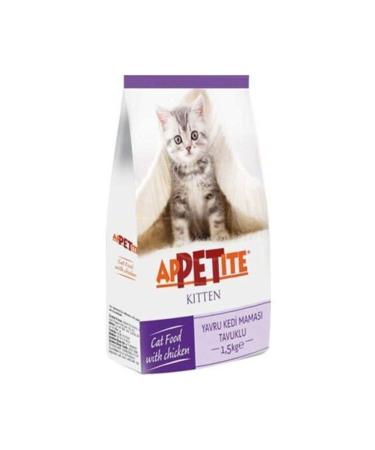 Appettite Appetite Kitten Chicken Meat Kitten Cat Food 1.5 Kg