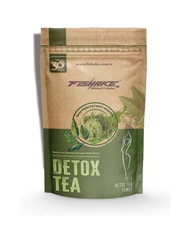 FiShake Detox and Diet Tea with Matcha and Ginseng (30 Days) - Buy Online on GoSupps.com