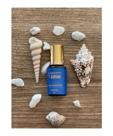 CAPPUCCINO FASHION Silk Eyelash Adhesive Aquamarine Blue 0.5 - 1 Seconds - Buy Online on GoSupps.com