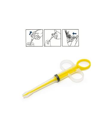 Anadolu-Vet 3-Piece Set Cat Dog Pill Swallowing Injector. Clamp Tip. Yellow Red Blue (Set of Three) - Buy Online on GoSupps.com