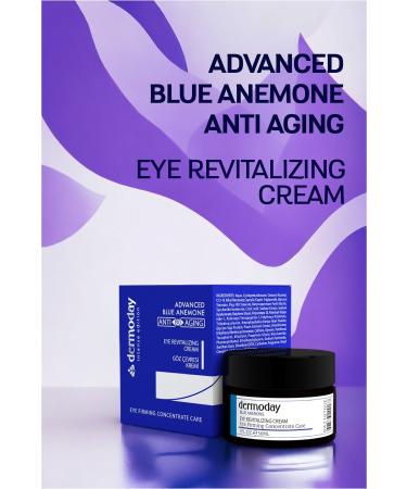 Dermoday Blue Anemone Flower Anti-Aging Eye Contour Cream - Buy Online on GoSupps.com