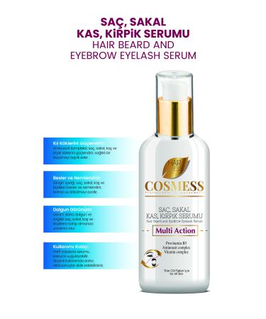 Cosmess Hair Beard and Eyelash Serum