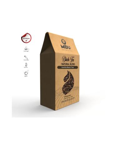 MIDU COFFEE & TEA VANILLA BLACK TEA 250 GR