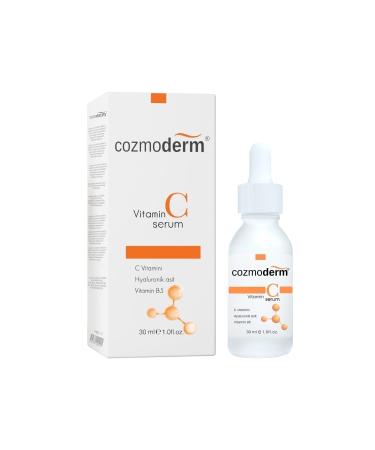 cozmoderm 3-Piece Serum Set Vitamin C Collagen Hyaluronic Acid - Buy Online on GoSupps.com