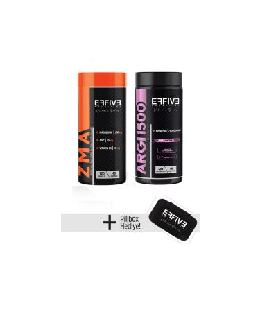Effive Nutrition Argi1500 120 Capsules + ZMA 120 Capsules