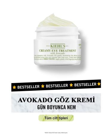 Kiehl's CREAMY EYE TREATMENT AVOCADO ANTI-FINE LINE EYE CREAM 28 ML PSSN3716