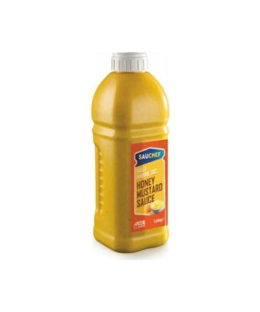 SAUCHEF Honey Mustard Sauce Pet Bottle Cooking Sauce 2 Kg