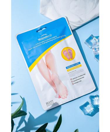 Jigott Gentle and Effective Peel-Off Foot Peeling Mask with Vitamin B5 for Dead Skin and Cracks - Buy Online on GoSupps.com