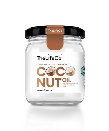 TheLifeCo Organic Cold Pressed Coconut Oil 150 Ml (vegan)