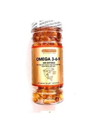 Nutrivita Nutrition Omega 3 6 9 Fish Oil 200 Softgels
