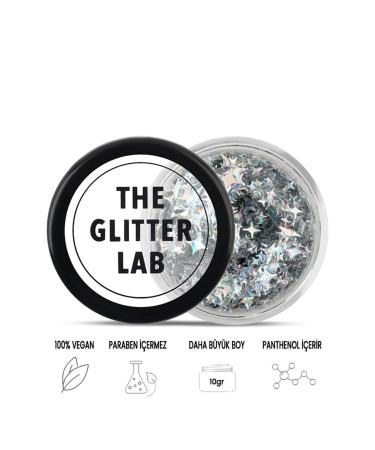 The Glitter Lab Gel Form Shiny Glitter - Metallic Space