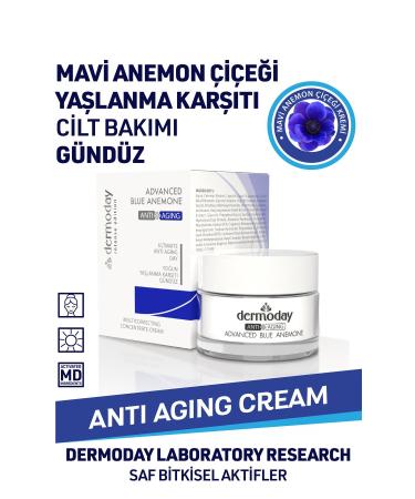 Dermoday Blue Anemone Day Blue Anemone Flower Day Cream