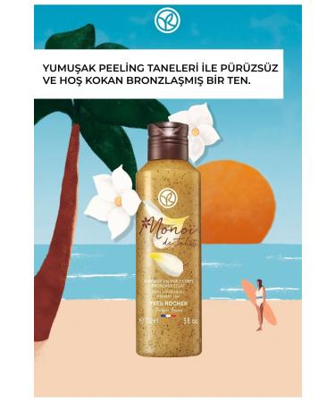 Cosmetics Yves Rocher Monoi Exfoliating Shower Oil