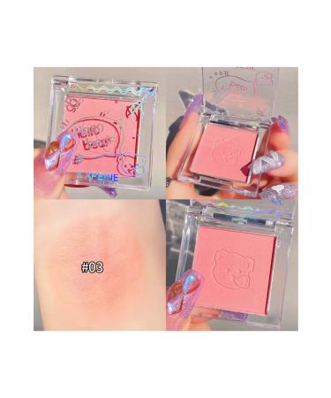 Kapeine Hello bear blush Multi-purpose blush Powder blush Natural look long-lasting Waterproof