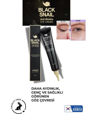 Anjo Snail Extract Repairing Anti-Wrinkle Korean Eye Contour Care Cream 40ml - Buy Online on GoSupps.com