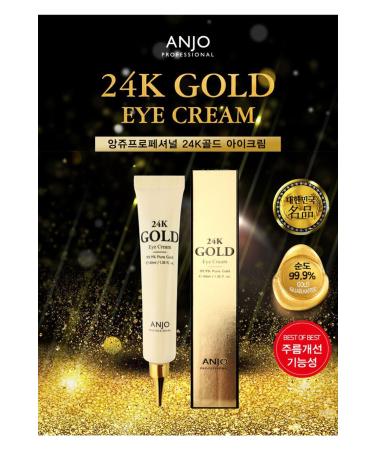 Anjo 24k Gold Anti-Blemish and Anti-Wrinkle Korean Eye Cream 40ml - Buy Online on GoSupps.com