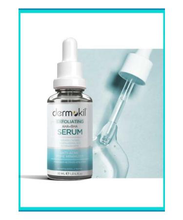 Dermokil Exfoliating Aha+Bha Niacinamide Serum for Acne and Pimple Skin 30 ml - Buy Online on GoSupps.com