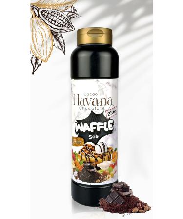 Cacao havana MILK WAFFLE SAUCE AND BITTER WAFFLE SAUCE 2-PACK 1000 GRAM + 1000 GRAM - Buy Online on GoSupps.com