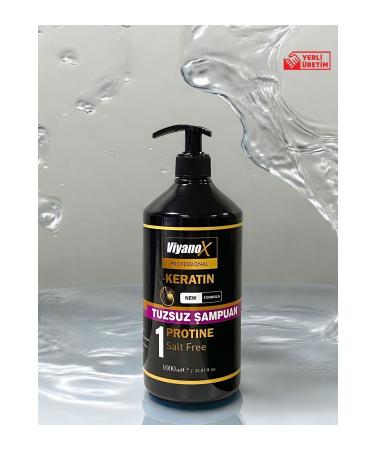 V YANOX Keratin Care and Repair Salt-Free Shampoo 1000 ml - Buy Online on GoSupps.com