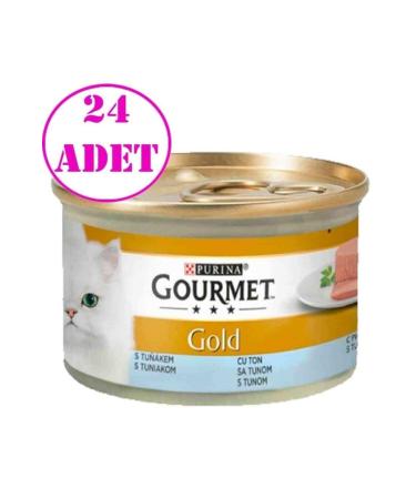 Gourmet Gold Canned Tuna Cat Food 85 gr 24 Pieces
